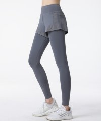 Lace Ladies/レースレディース Lace Ladies フェイク レイヤード パンツ付き フィットネス ヨガ レギンス 水着 水陸両用/508370094