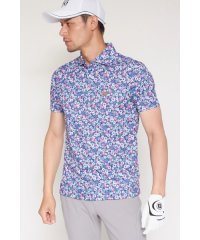 HIGH STREET GOLF/ハイストリートゴルフ HIGH ST. GOLF 【UNISEX】HIGH ST. GOLF∴フラワーパターンハイゲージ鹿の子ポロシャツ/508370343
