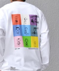 SHIPS any MEN/SHIPS any: SNOOPY コラボ 75th グラフィック プリント Tシャツ(ロンT)◆/508371287