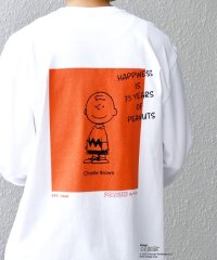SHIPS any MEN/SHIPS any: SNOOPY コラボ 75th グラフィック プリント Tシャツ(ロンT)◆/508371287