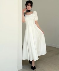 ROYAL PARTY/ロイヤルパーティー ROYAL PARTY ボリュームスリーブタックフレアワンピース/508372245