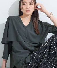 INDIVI/インディヴィ INDIVI 【着る日傘／UVケア／接触冷感】ケープカラーブラウス/508372263