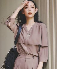 INDIVI/インディヴィ INDIVI 【着る日傘／UVケア／接触冷感】ケープカラーブラウス/508372263