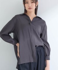 INDIVI/インディヴィ INDIVI 【体型カバー／清涼感】シアーオーバーシャツ/508372264