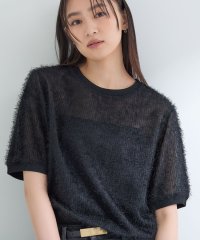 INDIVI/インディヴィ INDIVI 【接触冷感】ヘアリージャカードトップス/508372265