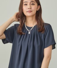 INDIVI/インディヴィ INDIVI 【接触冷感／UVケア】タックブラウス/508372267
