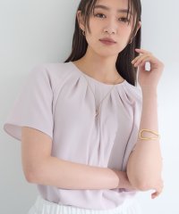 INDIVI/インディヴィ INDIVI 【接触冷感／UVケア】タックブラウス/508372267