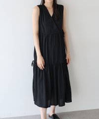 BLUEEAST/ブルーイースト BLUEEAST サイドリボンカシュクールティアードワンピース/508372474