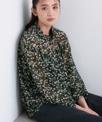 INDIVI/インディヴィ INDIVI 【セットアップ可能】フラワーシフォンブラウス/508372479