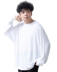  GENELESS/ジェネレス GENELESS tシャツ メンズ ドルマン 長袖 長袖ドルマンtシャツ ドレープ Tシャツ おしゃれ 体系カバー 切替 オーバーサイズ ゆったり /508372491