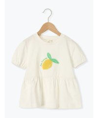 Samansa Mos2 Lagom/サマンサモスモス ラーゴム Samansa Mos2 Lagom 【吸水速乾】レモンさがら刺繍Tシャツ/508372604