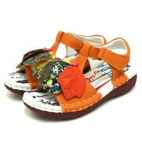 ESTACION/エスタシオン Estacion Estacion～エスタシオン～・フラワーモチーフ本革ストラップサンダル【mse212】/508372687