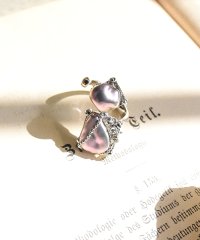 styiro/スタイロ styiro ニッケルフリー ジェムメタルリング ハンドメイド/508372792