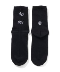 ALGY/【抗菌防臭】ダブルロゴクルーソックス/508145102