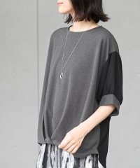 rps/ネックレス付き異素材切替裾タックプルオーバー/508173314