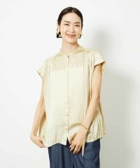 MICHEL KLEIN/ランダムプリーツブラウス/508373262