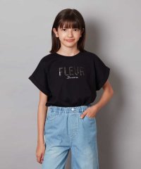 a.v.v(KID'S)/[160]オーロラスパンコールロゴTシャツ/508373287