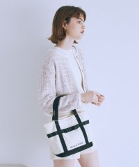 Maison de FLEUR/メゾン ド フルール Maison de FLEUR マルチポケット帆布トートSバッグ/508373488
