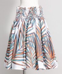 Maunaloa/マウナロア Maunaloa 【既製品】シングルパウ 73CM丈 ホワイト・アイボリー系 / パームリーフ/508373531
