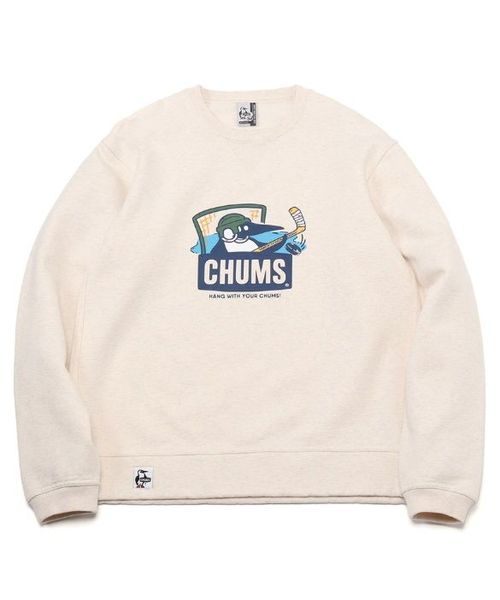 チャムス CHUMS Booby Ice Hockey Crew Top ブービーアイスホッケークルートップ レディース 秋 冬 綿100％ カジュアル ウェア 裏起毛 スウェット CH10-1462 チャムス CHUMS Booby Ice Hockey Crew Top(508374834