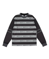 SPAZIO/スパッツィオ SPAZIO Jr.オーバーサイズ長袖ボーダープラシャツ(JR OVER SIZE LONG SLEEVE BORDER PRACTICE SHI/508374850