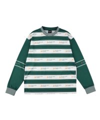 SPAZIO/スパッツィオ SPAZIO Jr.オーバーサイズ長袖ボーダープラシャツ(JR OVER SIZE LONG SLEEVE BORDER PRACTICE SHI/508374850