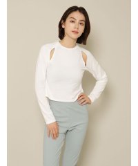 KATION SPORTS＆WELLNESS/カティオン スポーツ アンド ウェルネス KATION SPORTS & WELLNESS ミリオラメントベア天竺 スリットロングスリーブTシャツ LADIES/508375403