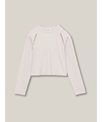 KATION SPORTS＆WELLNESS/カティオン スポーツ アンド ウェルネス KATION SPORTS & WELLNESS ミリオラメントベア天竺 スリットロングスリーブTシャツ LADIES/508375404