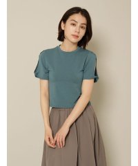 KATION SPORTS＆WELLNESS/カティオン スポーツ アンド ウェルネス KATION SPORTS & WELLNESS ミリオラメントベア天竺 ツィストスリーブクロップトTシャツ LADI/508375818