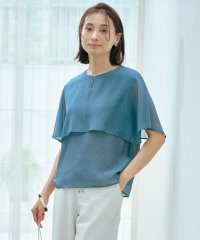 J.PRESS LADIES（LARGE SIZE）/【洗える】シアーサッカーチェック カットソー/508375963