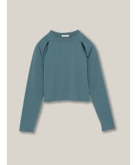 KATION SPORTS＆WELLNESS/カティオン スポーツ アンド ウェルネス KATION SPORTS & WELLNESS ミリオラメントベア天竺 スリットロングスリーブTシャツ LADIES/508375992