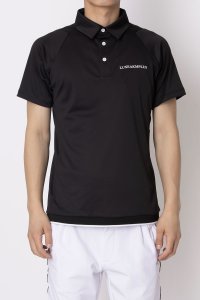 LUXEAKMPLUS/リュクスエイケイエムプラス LUXEAKMPLUS ゴルフ バックロゴ 半袖ポロシャツ(吸水速乾 / UVカット)/508283428