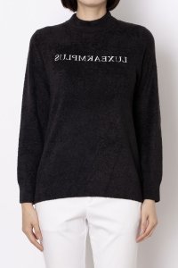 LUXEAKMPLUS/リュクスエイケイエムプラス LUXEAKMPLUS ゴルフ モックネックフラッフィーニット/508377086