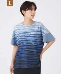 エヴェックス バイ クリツィア　Lサイズ/【L】【接触冷感】【ウォッシャブル】グラデーションゼブラカットソー/508357744