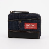 mobac/モバック mobac 小銭入れ メンズ パスケース 定期入れ L字ファスナー 財布 デニム 大容量 人気/508367212