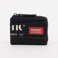 mobac/モバック mobac 小銭入れ メンズ パスケース 定期入れ L字ファスナー 財布 デニム 大容量 人気/508367212