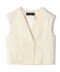 SHIPS WOMEN/SHIPS Primary Navy Label:〈手洗い可能〉MANTECO ジレ/508377983