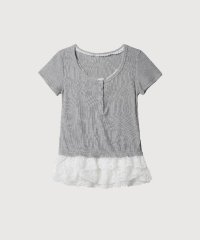 LA POMME petit/ラポミ プチ LA POMME petit Princess Lace Trim T/508378006