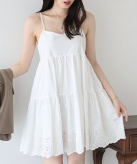 BLUEEAST/ブルーイースト BLUEEAST コットンレースミニワンピース/508378093