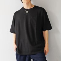 TopIsm/トップイズム TopIsm 半袖 Tシャツ メンズ 吸水速乾 ストレッチ ビッグシルエット オーバーサイズ ポケット付 クルーネック 無地 カットソー 男女兼用/508378113