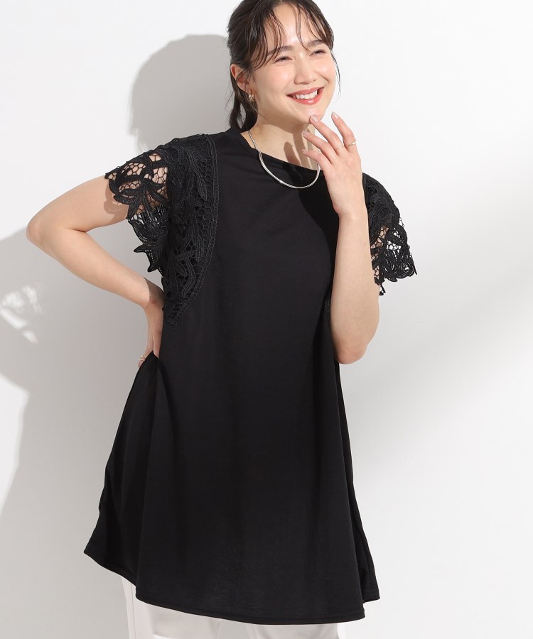 Delyle リブビジューチュニック トップス