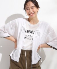 SHOO・LA・RUE Cutie Blonde/キューティーブロンド Cutie Blonde 【2点セット】メッシュリボン2WAYニット×フレンチスリーブTシャツセット/508378364