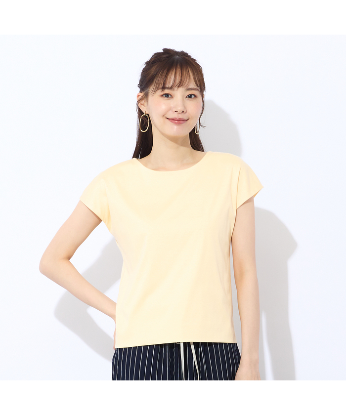 Liliane Burty ECLAT（Sサイズ） / リリアンビューティ エクラ 【S・Mサイズ】プリント+レースデザインTシャツ Liliane Burty ECLAT（Sサイズ） / リリアンビューティ エクラ