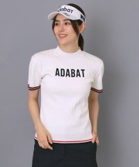 adabat/アダバット adabat 【ADABAT NAVY】フロントロゴワイドリブモックニット/508379269