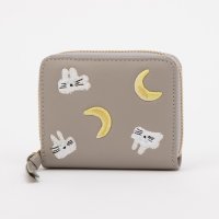 perche/ペルケ perche 石木文さんコラボ moon rabbitジャバラカードウォレット/508379386