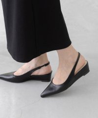 Menue/メヌエ Menue ポインテッドトゥ バックストラップ ウェッジソール パンプス/508379393