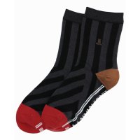 LANVIN SPORT/ランバン スポール LANVIN SPORT 変形ストライプミドル丈ソックス【返品不可商品】/508379532