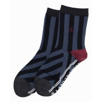 LANVIN SPORT/ランバン スポール LANVIN SPORT 変形ストライプミドル丈ソックス【返品不可商品】/508379532