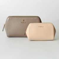 FURLA/フルラ FURLA ポーチ カメリア コスメケース M セット WE00453 ARE000 3782S 1 007 STUCCO GRAY/BALLERINA/508379547