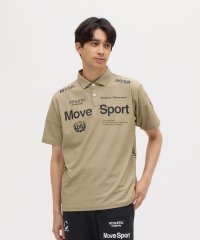 MOVESPORT/ムーブスポーツ MOVESPORT Sunscreen NIR ミニ鹿の子 ポロシャツ/507812716